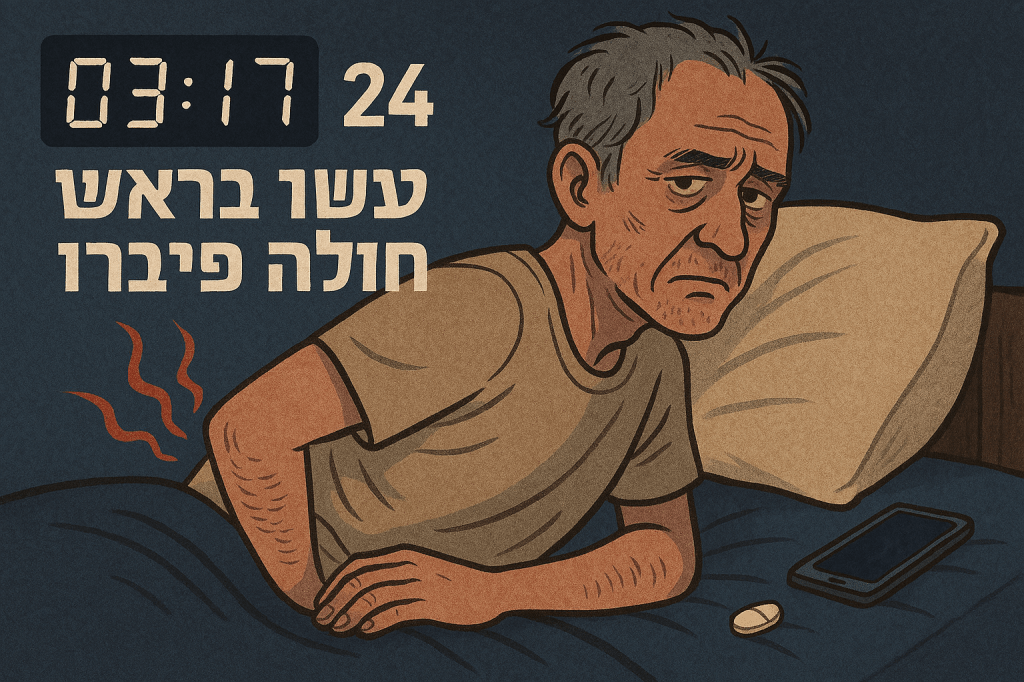 # 24 שעות בראש של חולה&nbsp;פיברו